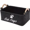 Felt Pet Toy Storage Basket